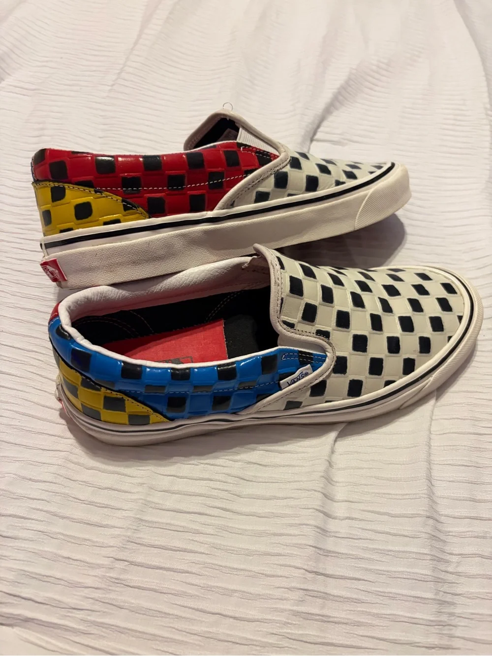 Vans Rare 2021Classic Slip-On 98 DX 'Anaheim Factory - Multi-Color Checkerboard'